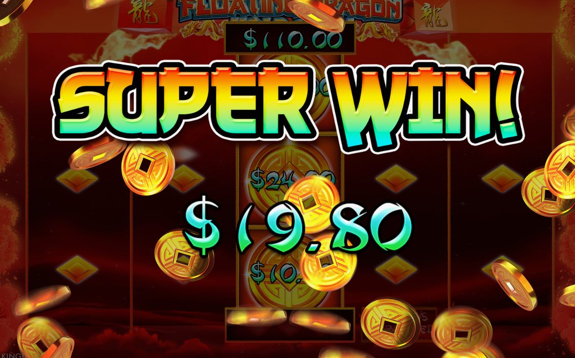 Another win screen, paying symbols on the grid